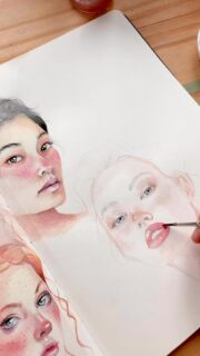 Extrait

Cette page est terminée j’en garde les bons côtés et les erreurs pour la prochaine 👌

#watercolorpainting #portraitaquarelle #portraitart #sketchbookpages #carnetdecroquis