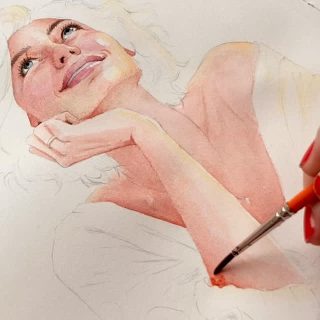 Début d’une nouvelle page

Spoiler alerte : cette illustration n’aura rien à voir avec @celinedion 

Mais si j’envoie suffisamment de signes à l’univers…😂💪🤞

#portraitaquarelle #watercolorpainting #sketchbookideas #carnetdecroquis #sketchbookdrawing