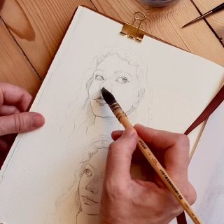 Faire de l’aquarelle m’aide à rester zen …😅
Famille je vous aime