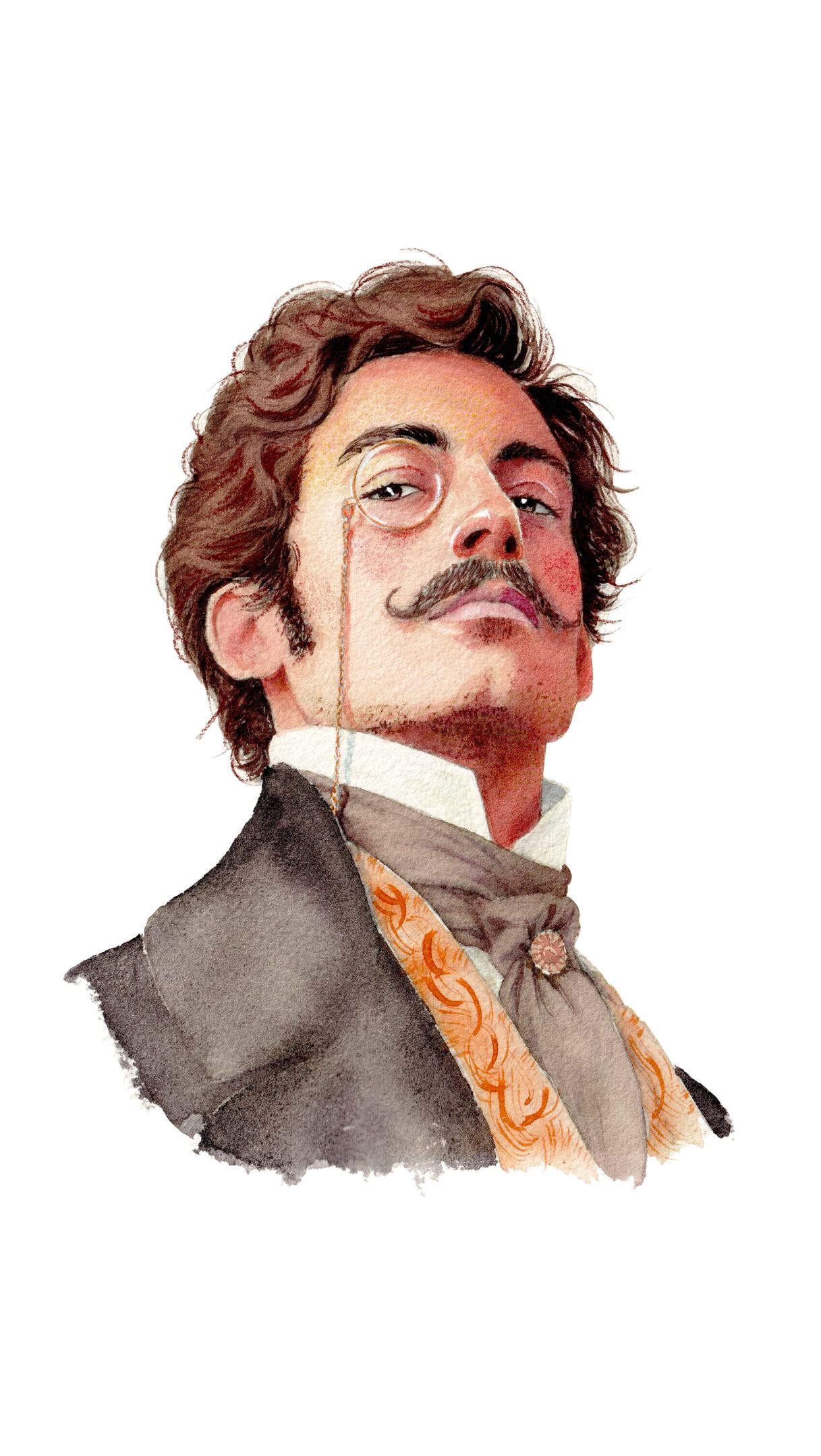 Et vous avez vu cette chevelure soyeuse ?! 🤭
#cheveuxderêve 
#portraitaquarelle