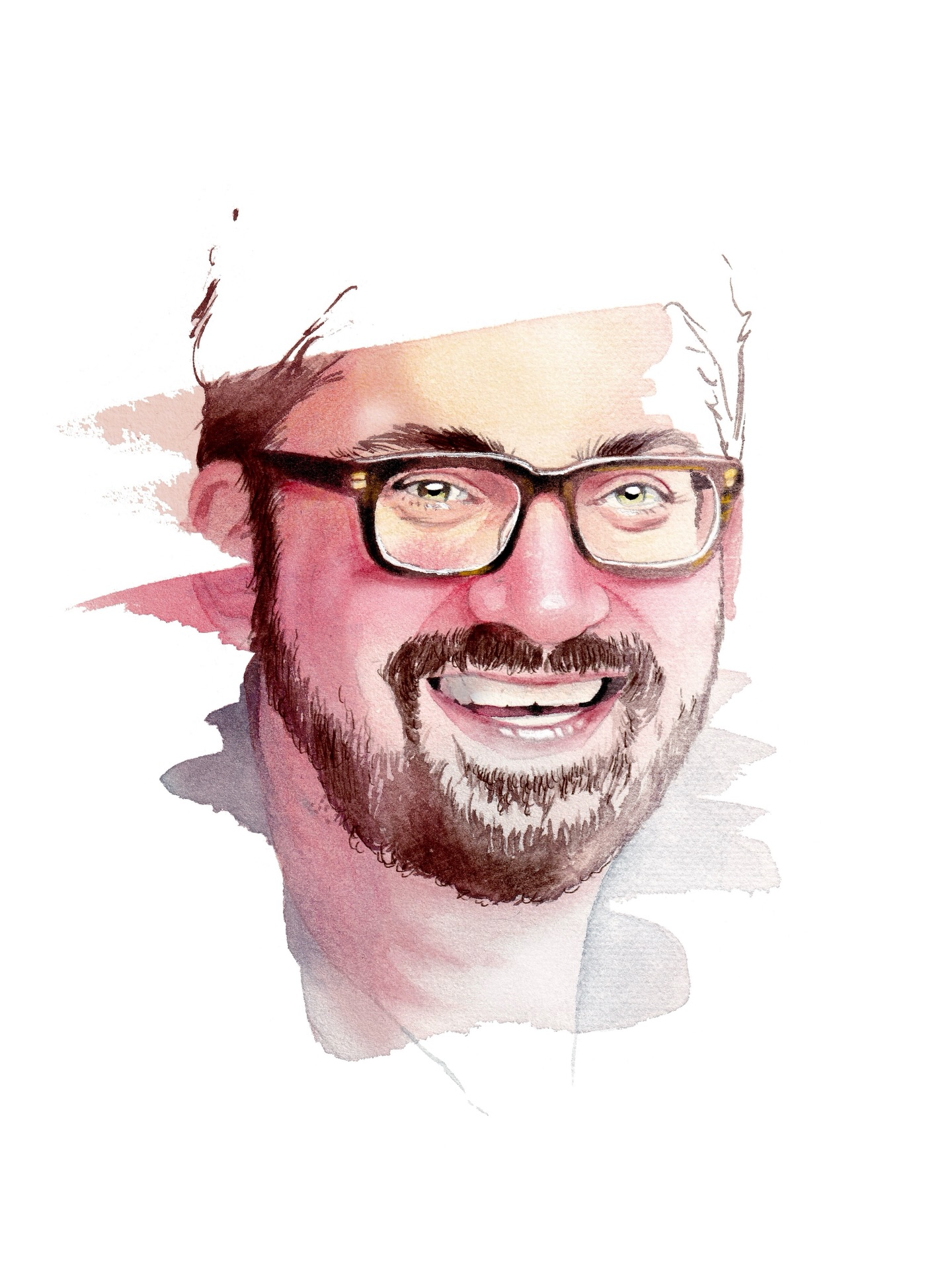 // Austin // 

Watercolor portrait
Toujours sur mon carnet petit format 

Motivation 
motivation 
Ici c’est la reprise du travail après une semaine de congé. Haut les cœurs !