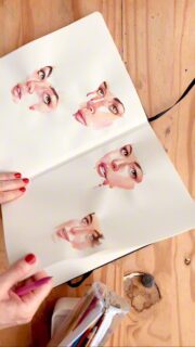 Reprendre le carnet à 19h seulement mais le reprendre quand même.
Voler un petit moment pour dessiner, même dans les journées les plus remplies
Est ce que vous aussi vous avez du mal à trouver des moment pour vous, pour se poser, respirer, et plonger dans quelque chose que vous aimez ?

À demain le meilleur est à venir 😘

#portraitaquarelle #watercolorpainting #portraitpainting #sketchbook #carnetdecroquis