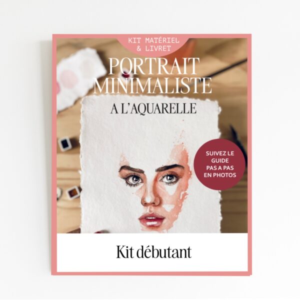 KIT DIY peindre un portrait a l'aquarelle