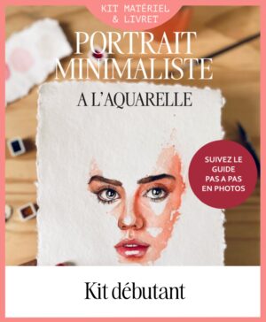 KIT AQUARELLE DÉBUTANT. Peindre un portrait a l'aquarelle