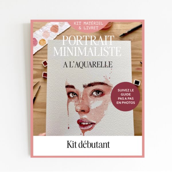 Kit clarisse peindre un portrait a l'aquarelle