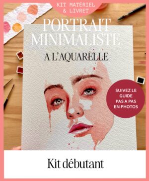 apprendre à peindre un portrait à l'aquarelle - Kit aquarelle