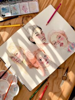 Clap de fin pour cette page 🎬

#sketchbookpages #watercolorsketch #portraitaquarelle #aquarelleart #portraitoftheday