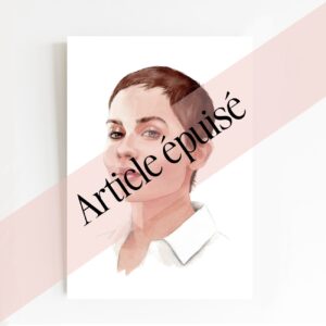 Enveloppe de Noel : portrait A5 à peindre