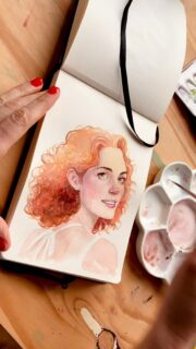 Pour tout dire c’est l’analyse d’urine de mon chat qui m’inquiète le plus…

Bref aujourd’hui je tourne en boucle, je pense à tout sauf à ce que je fais …mais en aquarelle ça fonctionne même en pilote auto 😅

Bon sinon vous avez vu : c’est le nouveau portrait dans mon carnet.

#watercolorpainting #portraitaquarelle #100headschallenge #carnetdecroquis