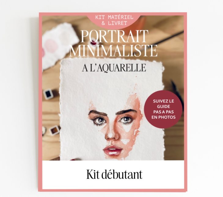 KIT DIY peindre un portrait a l'aquarelle